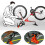2Pcs Bicycles Inverted Stabilizer Portable Bicycle Repair Handlebars Bracket Red 7