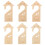 12Pièces Diviseurs Bébé Beige En Bois Pour Garde-Robe 2