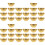 40Pièces Lingots Miniatures Dorés Pour Accessoires Maison Décor 5