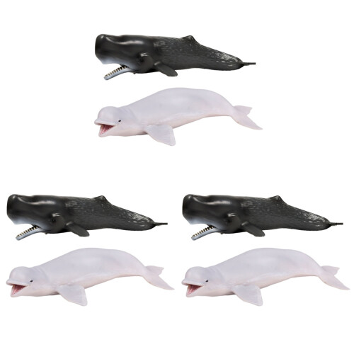 6Pièces Jouets Educatifs Animaux Décor Coloré Enfants 1
