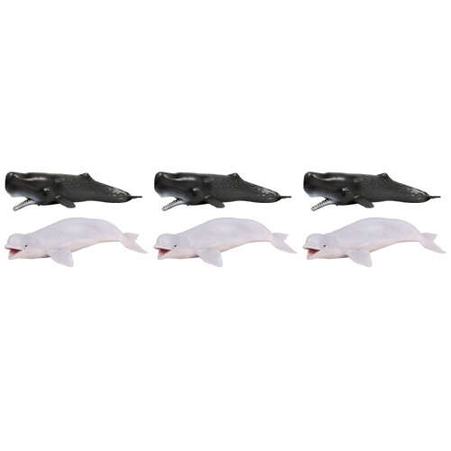 6Pièces Jouets Educatifs Animaux Décor Coloré Enfants 2