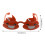 2Pièces Lunettes Marron Caca En ABS Accessoires Fête 2