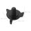 8Pièces Vis Plastique Noires Casque , Remplacement Visier Précis 2