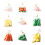 4Pièces Miniatures Pain Et Accessoires Maison Colorés 10