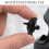 8Pièces Vis Plastique Noires Casque , Remplacement Visier Précis 5