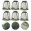 12Pièces Casquettes Filet Vert Protection Idéal 8