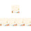 5Ensembles Emporte-Pièces Argile Polymère Orange Lot Outils DIY 4