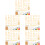 5Ensembles Emporte-Pièces Argile Polymère Orange Lot Outils DIY 5