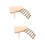 2Pièces Support Bois Clair Multifonction Pour Hamster 6