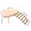 2Pièces Support Bois Clair Multifonction Pour Hamster 7