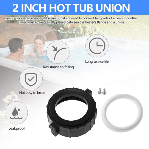 Heaters Pipe Split Nut Replacements For Spa Systems Universals Fitments Includes 1