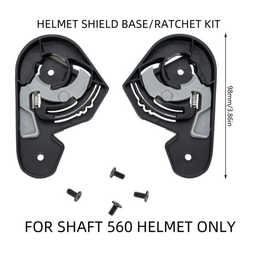 Secure Helmets Base Mount Adapter Support Adapter Shock Absorbing for SHAFT 560 2