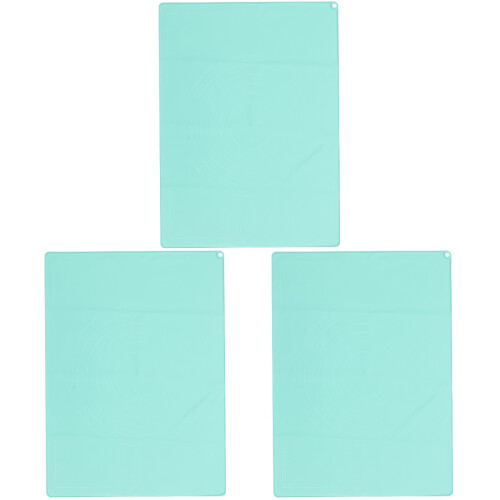 3Pièces De Pétrissage Silicone Vert Facile À 1