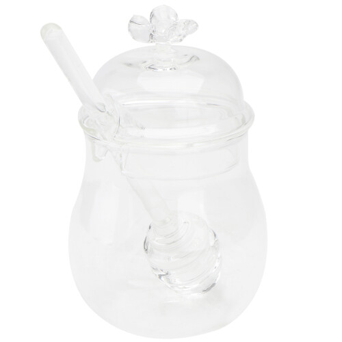 2Pièces Pots De Conservation En Verre Transparent Pour 1