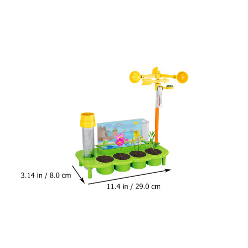 2Ensembles Jouet Station Météo Plastique Sécurisé Multicouleur 1