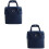 2Pièces Repas Isotherme Bleu Oxford Large 5