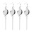 20Pièces Base Pendentif Boucle D'oreille Acier DIY 9