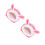 2Pièces Chaude Rose En Peluche Pour Hamster Petits Animaux 2