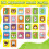 26 Part Script Print Scintillate Layouts Animal Mask Learning Toy Educational Game For 6