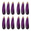 12Pièces Figurines Aubergines Simulées En Mousse Pour Décor Bureau 3