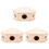 3Pièces En Bois Pour Hamsters Beige Résistantes Douces 2