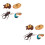 8Pièces Décorations Modèles Croissance Insectes Réalistes Pour Enfants 6