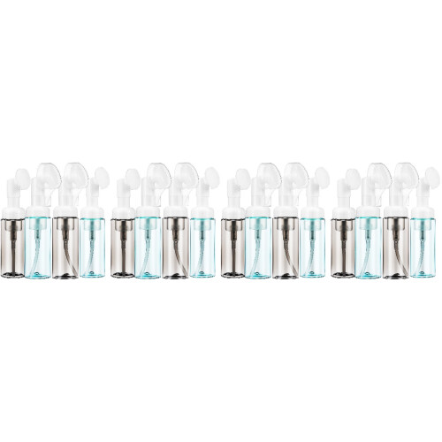 16Pièces Flacons Mousse Rechargeables Transparente Portable 2