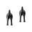 2Pièces Crochet Adhésif Noir Queue Animale Pour Chambre Cuisine 4