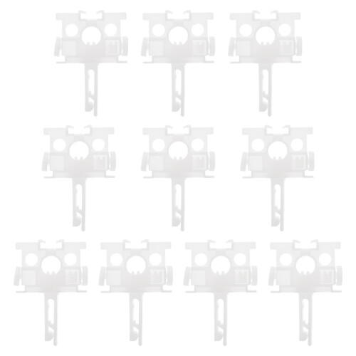 4Paquets Poulies Rideaux Verticaux Blanches Usage 1