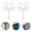 4Paquets Poulies Rideaux Verticaux Blanches Usage 9