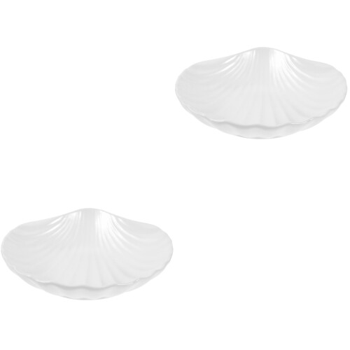 2Pièces Plats Céramiques Assiettes Buffet Dessert 2