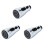 3Pièces Accessoires Robinet Universels 2 Modes, Robuste Colorés 2