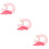 3Pièces Oreiller De Cou U Rose Portable Pour Voyage 8