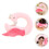 3Pièces Oreiller De Cou U Rose Portable Pour Voyage 11
