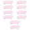 10Pièces Table Miniature En Bois Rose Pour Maison De Décor 6