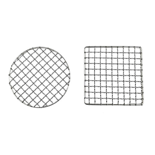 6Pièces Grille Barbecue Argenté Pour Camping 1