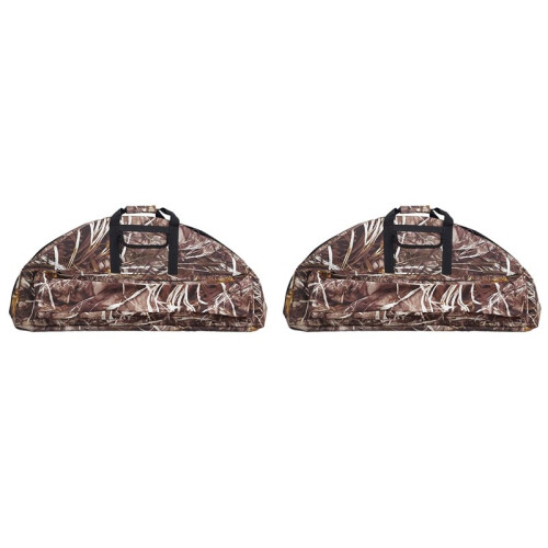 2X Compound Bow Case Soft Bow Padded Case Archery Bow Case Portable for Compound Bow Bag Archery Bow Case