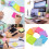 360Pieces Colored Note Paper 3x3Inch Adhesive Note Paper Small Notepads 2