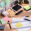 360Pieces Colored Note Paper 3x3Inch Adhesive Note Paper Small Notepads 5
