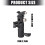Camera Flash Mount Rotation Light Stand Bracket with Umbrella Reflector Holder 3