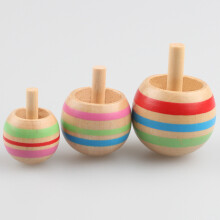Juego de juguetes giratorios de madera de 3 piezas para niños y adultos con rotación manual regalo divertido