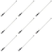 8X NL550 136-174/400-470MHz VHF UHF Dual-Band Glasvezelantenne