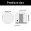 2Pcs Electric Guitar Bass Dome Knobs with Hole Dome Knobs Replacement Parts 3