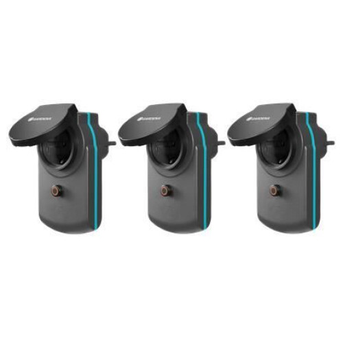 Gardena Conjunto Smart Power de 3 tomadas elétricas conectadas GARDENA 19096-20