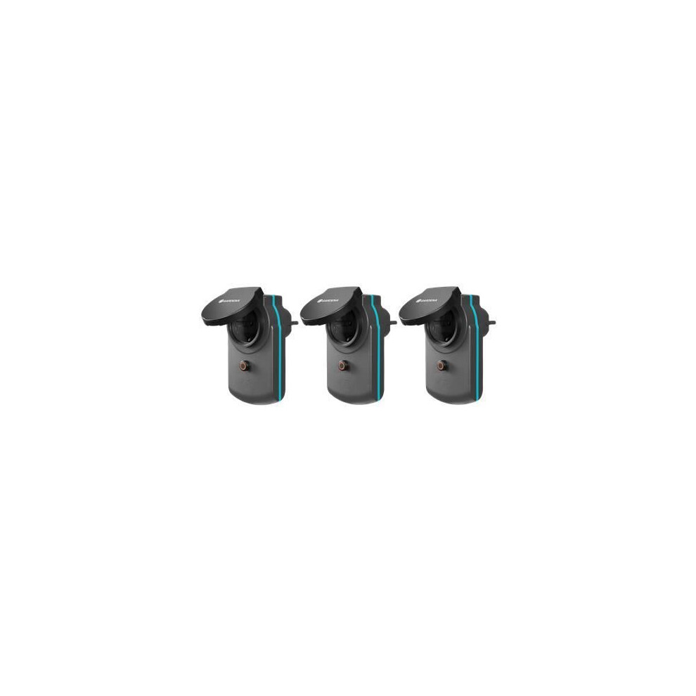 GARDENA 19096-20 - smart Power Zwischenstecker, 3er Set, Steckdose, schwarz - Image 11