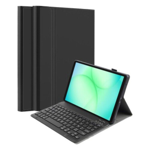 Custodia portafoglio Premium BT AZERTY per Samsung Tab A11+, nera