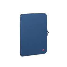 Laptophoes 15 inch - RIVACASE - MacBook 16 inch - Neopreen - Verticaal - Donkerblauw