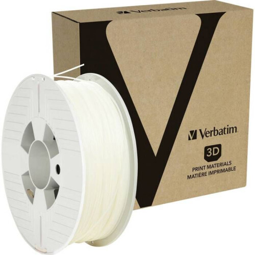 Verbatim Filament d'impression 3D - VERBATIM - 55952 - Polypropylène (PP) Blanc - 500g - FDM