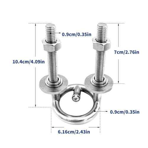 Marine Grade Stainless Steel Tow Loop Secure Connection Boat Accessory 2