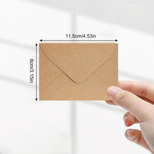 60 Pieces Paper Envelopes Blank Envelopes Invitation Envelopes for Party large 2